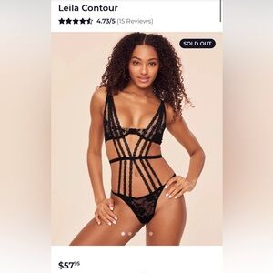 Adore Me Laila Bodysuit Playsuit